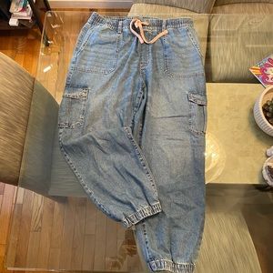 Jean joggers